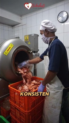Marinated Chicken Process for Ayam Geprek, From Live Chicken to Ready-to-Fry!