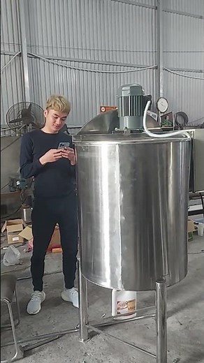 Factory Testing of Mixing Tanks and Agitators for Cosmetic and Detergent Production