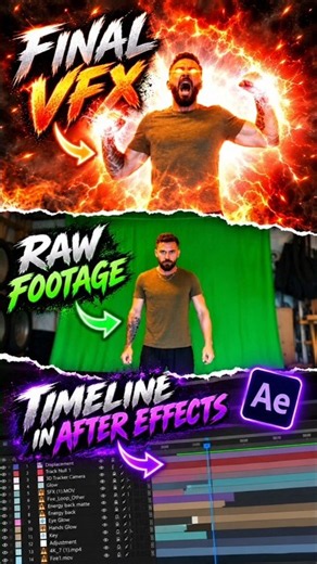 we Created an EPIC Energy Shockwave ⚡🔥 | After Effects #VFX #Shorts