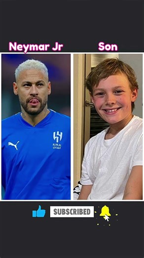 Neymar Jr beautiful family members #footballer