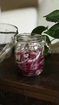 How To Make Fermented Red Onions