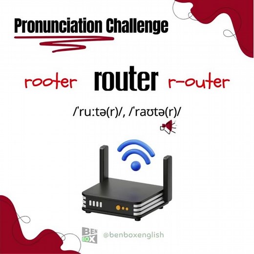 Pronunciation Challenge #router | How to pronounce this? #shorts
