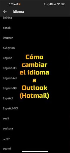 How to Change the Language in Outlook (Hotmail) #shorts #outlook #hotmail