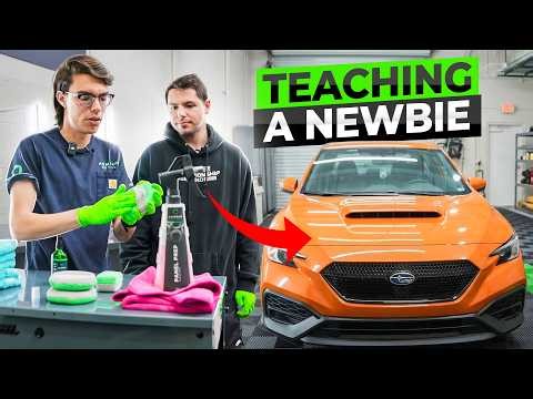 Teaching a Beginner How to Ceramic Coat a Car