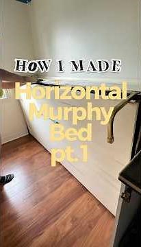 Horizontal murphy bed part 1 #building #diy #woodworking