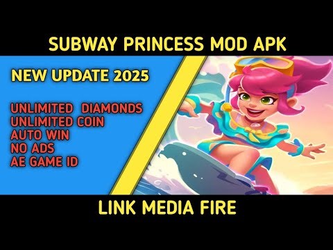 Game Subway Princess Runner Mod apk - Unlimited All ( Money And Diamond )