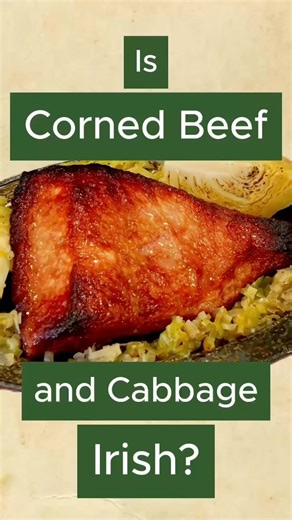Is Corned Beef and Cabbage actually Irish? ☘️ Kind of? #irish #stpatricksday | Tasting History