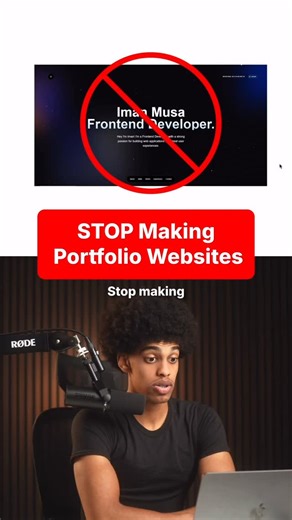 Stop Making Portfolio Websites ❌💻 If you’re learning how to code and think building a basic portfolio website is enough to get hired, this video explains why that mindset is holding you back. I break down why most portfolio sites look the same, why recruiters don’t care about flashy design without real substance, and what you should be building instead to stand out. You’ll learn how to create real-world coding projects that demonstrate practical programming skills and actually increase your cha