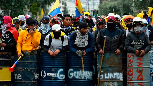 Resumen de noticias de las protestas y el paro nacional en Ecuador del miércoles 22 de junio