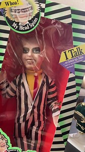 1989 Talking Beetlejuice doll! Still works but it sounds like the Witch Doctor shrunk more than his head! 🤣 | Nightmare Nostalgia