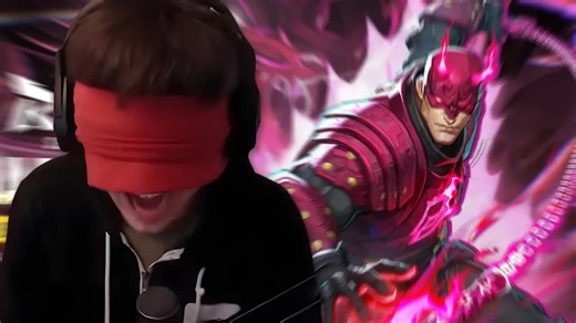 【中英双语/supertf】蒙眼实况挑战超级玩家操作夜魔侠