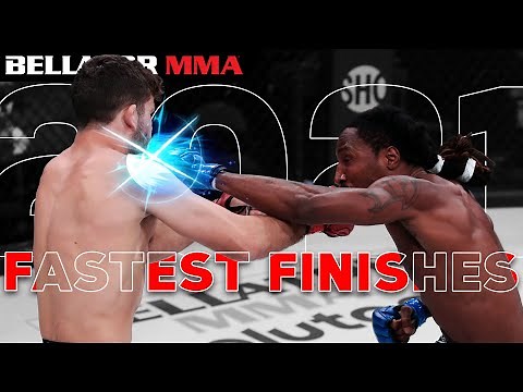 Top Fastest Fight Finishes 2021 | Bellator MMA