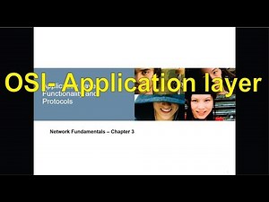 Learn how computer networks work - CCNA lectures -Application layer- Part 3