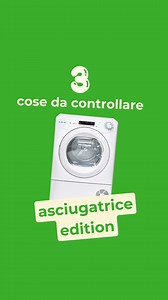 11K views · 664 reactions | 3 cose da controllare sulla tua asciugatrice! Tu le consocevi già? E come sempre se hai dubbi o domande, scrivici nei commenti! #rigeneration #elettrodomestici #asciugatrice | ri-generation | Facebook