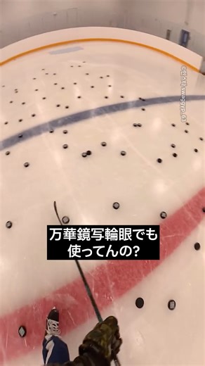 神の域に達したアイスホッケーのボールコントロールレベル