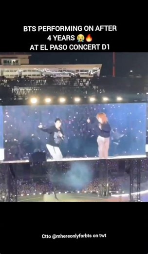 BTS ON PERFORMANCE AT EL PASO | Bts El Paso Concert D1 | BTS WORLD TOUR IN EL PASO