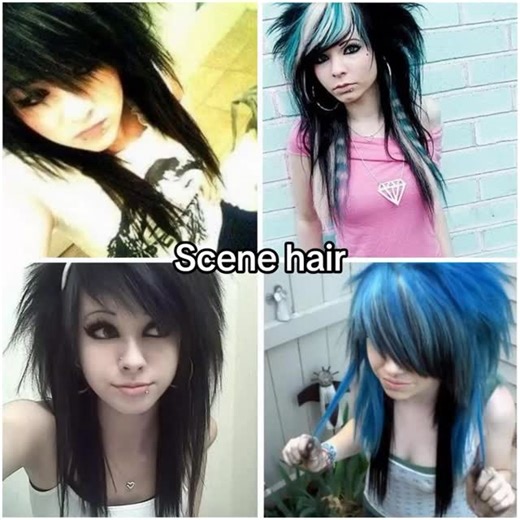 2504 nuggets on Instagram: "#scenehair #scenehairstyle #scene #scenekid #emo #2000s #viral"