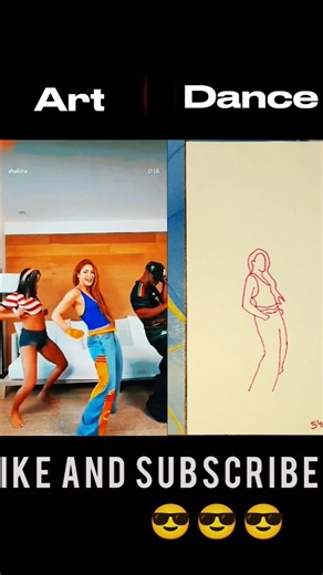 Drawing Shakira's Viral Dance frame by frame! 🎨🔥 #shakira #daidai