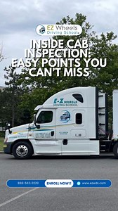 Inside Cab Inspection: Easy Points You Can’t Miss 📄 YouTube Description: Master your CDL Pre-Trip Inspection with this inside-cab walkthrough. In this video, we cover key points needed to earn full credit during the exam — including windshield checks, wipers, washer fluid, electrical horn, air horn, and dashboard indicator lights. Learn how to explain each component clearly so the examiner can see, hear, and understand every check you make. Getting these small details right can make a big diffe