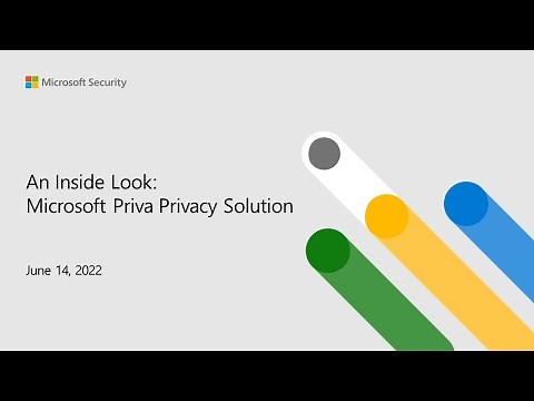 Microsoft and BDO webinar Inside look at Microsoft Priva