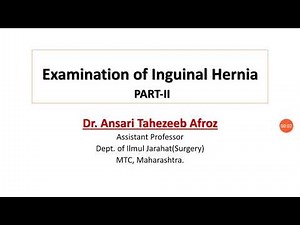 examination of inguinal hernia part 2 ​ @SurgicalInsight