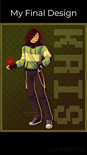 Redesigning DELTARUNE characters in my style - Kris!