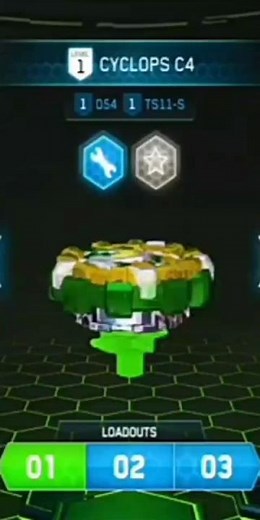 Beyblade burst App QR Codes Cyclops C4