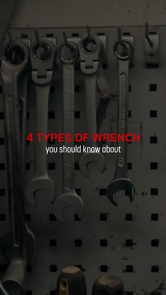‏Four types of wrench you should know about