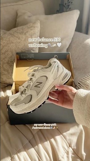 New Balance 530 Unboxing 👟📦🤍 #newbalance #newbalance530 #unboxingvideo #shoes #disneyoutfit #wdw