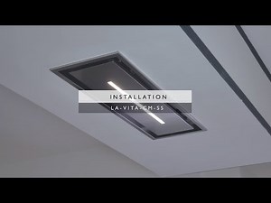 90cm Vita Ceiling Hood installation