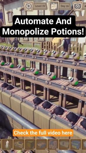 Automate And Monopolize The Potion Market in Alchemy Factory #factorygames