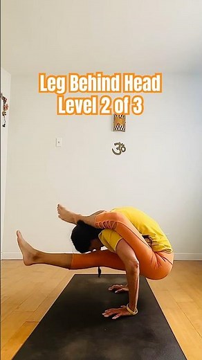 Leg Behind Head YOGA CHALLENGE 🧘‍♀️ Can You Do It? 🧘 Level 2 of 3 Flexibility Test