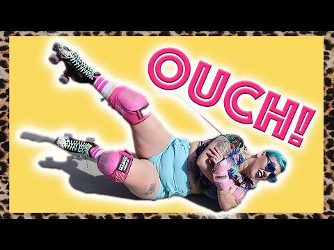 HOW TO FALL SAFELY ON ROLLER SKATES FOR BEGINNERS!