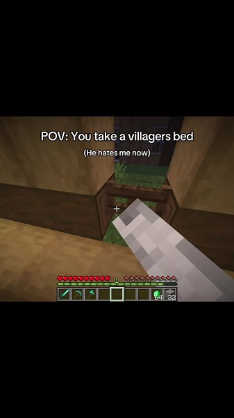 Minecraft: The Consequences of Taking a Villager's Bed
