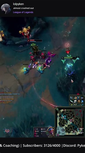 almost crashed out #pyke #leagueoflegends #pyken #shorts