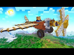 Learning TO FLY In Minecraft Create Aeronautics