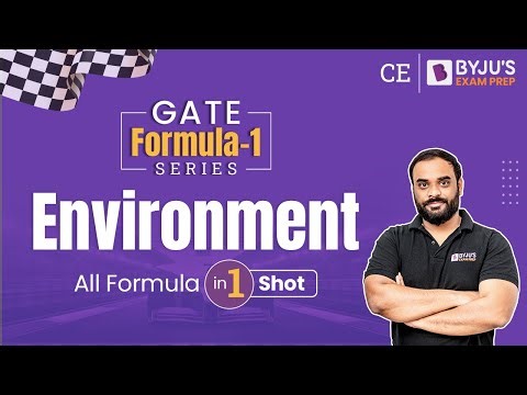 Environmental Engineering Formula Revision | GATE Formula Revision | GATE Civil 2023 | BYJU'S GATE