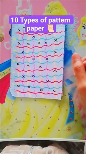 10 Types of easy pattern paper #drawing