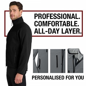 Custom Embroidered Soft Shell Jacket, Corporate Team Outerwear - Etsy