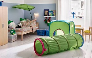 子供の秘密基地にはコレ！IKEAのBUSAテント＆プレイトンネル | 北欧家具ブログ