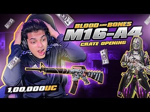 JONATHAN MAXING BLOOD & BONES M16A4 + JOKER SET || 100000UC OPENING || PUBG MOBILE