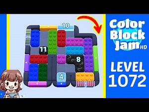 Color Block Jam Level 1072 Solution Walkthrough