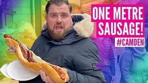 482K views · 3.1K reactions | We took a trip to Camden Market, first stop - a big chuffing Polish sausage! | Food Review Club | Facebook