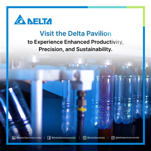 Join Delta Automation at PLASTINDIA 2026 Discover how advanced industrial automation is shaping the future of plastics manufacturing. At PLASTINDIA 2026, Delta Automation will showcase next-generation digital platforms and intelligent solutions designed to enhance efficiency, precision, and sustainability on the shop floor. Explore Hybrid Energy-Saving Solutions, Future-Ready Controllers, Advanced PLCs, Motion Control Systems, High-Resolution HMIs, Industrial Power Supplies, Temperature Control 