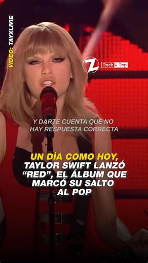 🎧 Un día como hoy, Taylor Swift lanzó “Red” (2012), el disco que marcó su transición del country al pop con himnos como “All Too Well” y “I Knew You Were Trouble”. ❤️‍🔥 ¿Cuál es tu canción favorita de este clásico? 👇 #TaylorSwift #Red #Swifties #PopMusic #PopLegend #ZRockAndPop | Z Rock & Pop