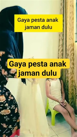 Gaya pesta anak jaman dulu #jamandulu #nostalgia #viral #fyp #90s
