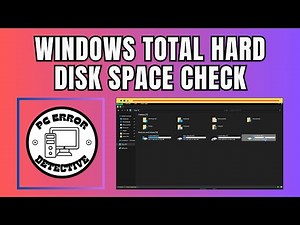 How to Check Total Hard Disk Space in Windows 10