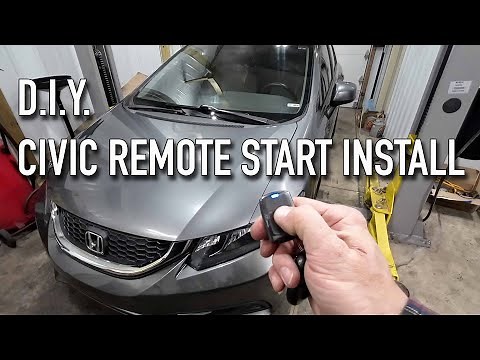 2012-2015 Honda Civic Remote Start Installation - Fortin Evo One Long Range 1 Way