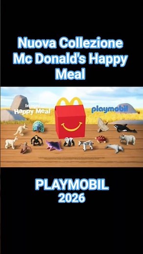 NEW 2026 PLAYMOBIL COLLECTION Mc Donald's HAPPY MEAL