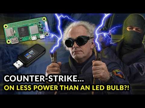 Counter-Strike on Almost No Power (Efficiency Challenge ⚡)